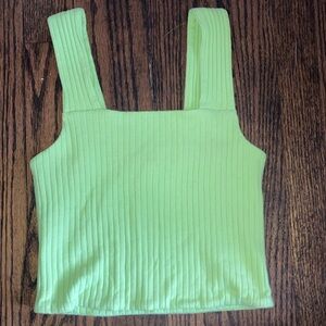 American eagle xs lime green tank. In good condition , no rips or stains.